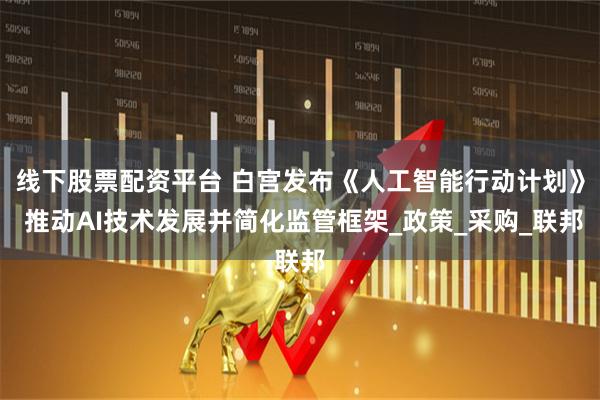 线下股票配资平台 白宫发布《人工智能行动计划》 推动AI技术发展并简化监管框架_政策_采购_联邦